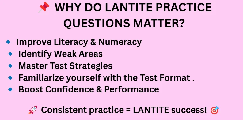 lantite practice test
