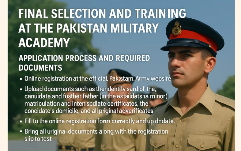 Final selection procedure for PMA long course 157